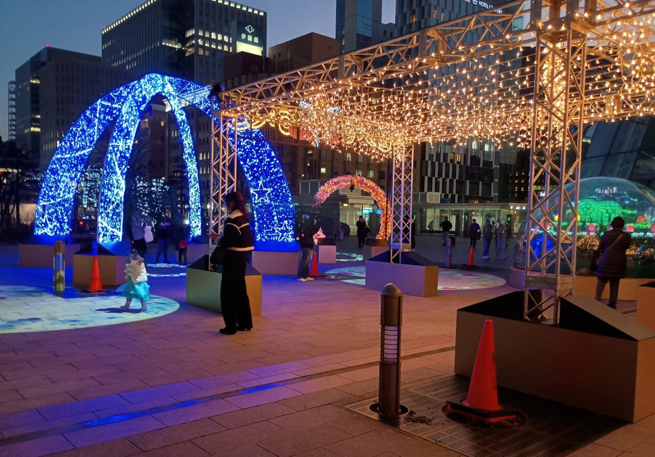 札幌駅イルミ